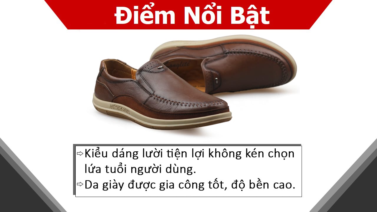 Giày lười da nam nhập khẩu; GL5601N